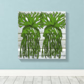 熱帯性のヨモシダ キャンバスプリント (インサイチュ (ウッドフロア))