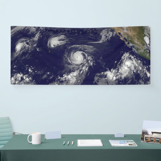 熱帯性サイクロン 横断幕 (トレードショー)