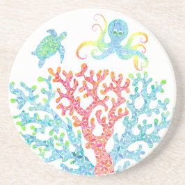 熱帯性サンゴ海岸 コースター