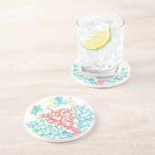 熱帯性サンゴ海岸 コースター (側面)