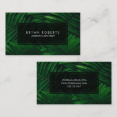 熱帯性シダプロフェッショナル景観設計士 名刺 (正面/裏面)
