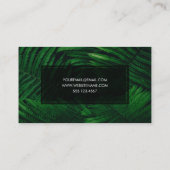 熱帯性シダプロフェッショナル景観設計士 名刺 (裏面)