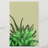 熱帯性シダ定置物 便箋 (正面)