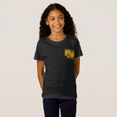 熱帯性シャクナゲTシャツ付きブルーバタフライ Tシャツ (正面フル)