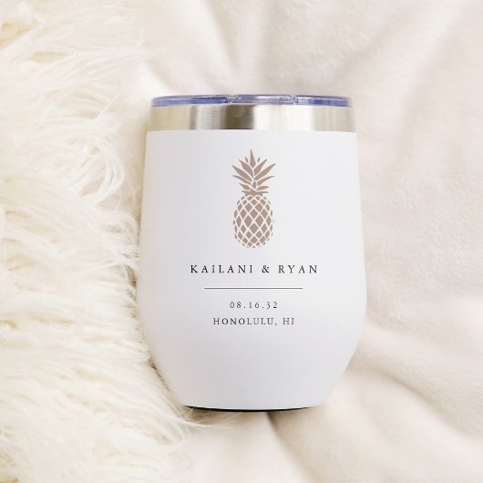 熱帯性パイナップルの行先の結婚式の好意