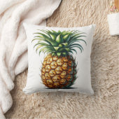 熱帯性パイナップル植物学 クッション (ブランケット)