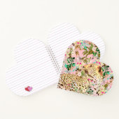 熱帯性ヒョウ柄フローラハワイアン ノートブック (内部)