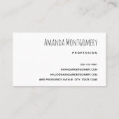 熱帯性ビーチ（風が吹くヤシの木あり） 名刺 (裏面)