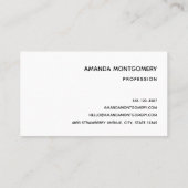 熱帯性ビーチ（風が吹くヤシの木あり） 名刺 (裏面)