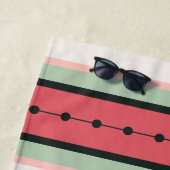 熱帯性フラミンゴ・エスケープ ビーチタオル (インサイチュ)