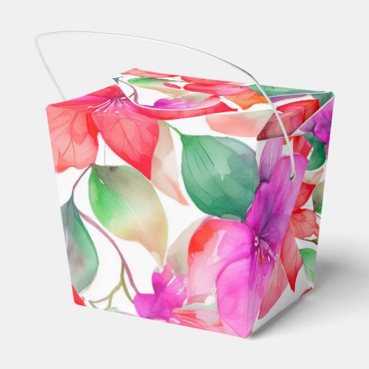 熱帯性ブーゲンビリア模様の愛用箱 フェイバーボックス (裏面サイド)