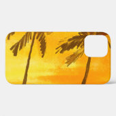 熱帯性ヤシの木の夏の背景 Case-Mate iPhoneケース (裏面 (横))