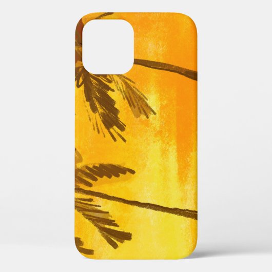 熱帯性ヤシの木の夏の背景 Case-Mate iPhoneケース (裏面)