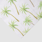 熱帯性ヤシの木の水色 薄葉紙 (詳細)