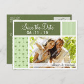 熱帯性ヤシの木パターン 案内ポストカード (正面/裏面)