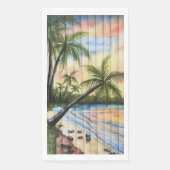 熱帯性ヤシの木ビーチブラインド (正面)