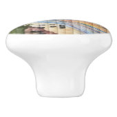 熱帯性ヤシの木ビーチブラインド セラミックノブ (側面)