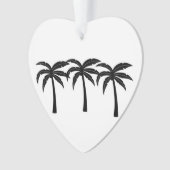 熱帯性ヤシの木 オーナメント (正面)