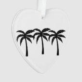 熱帯性ヤシの木 オーナメント (正面)