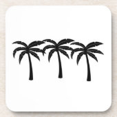 熱帯性ヤシの木 コースター (正面)