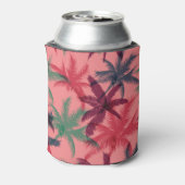 熱帯性ヤシの木：シームレスパターン 缶クーラー (缶裏面)