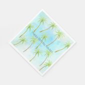 熱帯性ヤシの木 スタンダードランチョンナプキン (角)