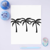 熱帯性ヤシの木 チラシ (シングル)