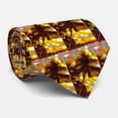 熱帯性ヤシの木 ネクタイ (ロール)