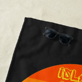 熱帯性ヤシの木 ビーチタオル (インサイチュ)