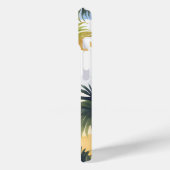 熱帯性ヤシの木 | ビーチ水絵を描色 Case-Mate iPhoneケース (裏面 / 左)