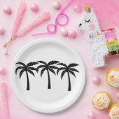 熱帯性ヤシの木 ペーパープレート (パーティー)