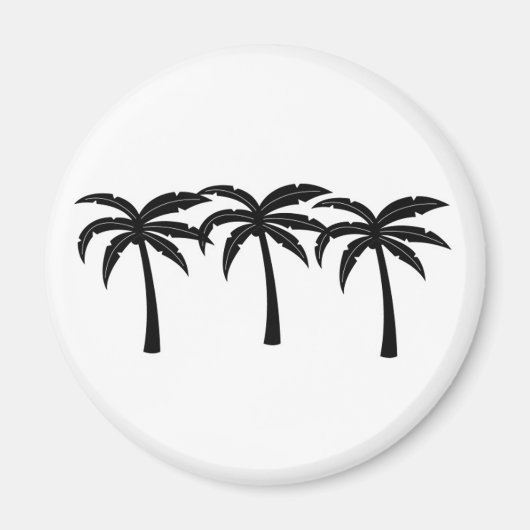 熱帯性ヤシの木 マグネット (正面)