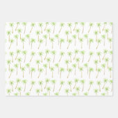 熱帯性ヤシの木 ラッピングペーパーシート (正面3)