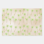 熱帯性ヤシの木 ラッピングペーパーシート (正面2)