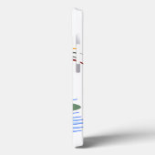 熱帯性ヤシの木、太陽、波 Case-Mate iPhoneケース (裏面 / 左)