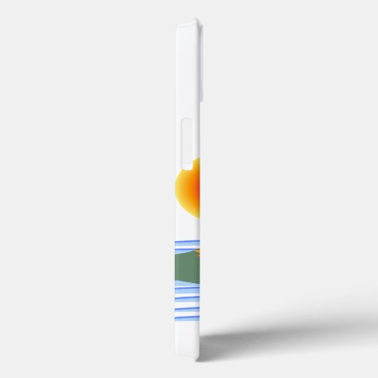 熱帯性ヤシの木、太陽、波 Case-Mate iPhoneケース (裏面 / 右)