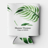 熱帯性ヤシの葉卒業 缶クーラー (正面)