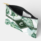 熱帯性ヤシの葉 アクセサリーポーチ (見開き)