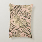 熱帯性ヤシの葉 アクセントクッション (裏面(縦))