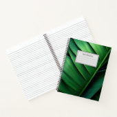 熱帯性ヤシの葉 ノートブック (内部)