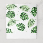 熱帯性ヤシの葉 プレイスカード (外部開封)