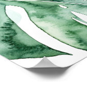 熱帯性ヤシの葉 ポスター (角)