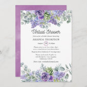 熱帯性ユーカリ多糖類仮想シャワー 招待状 (正面/裏面)