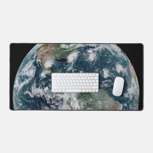 熱帯性低気圧の緩やかな連鎖 デスクマット (キーボード&マウス)