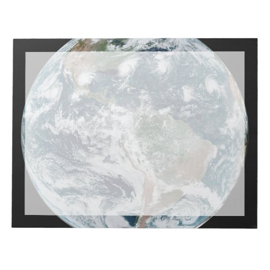 熱帯性低気圧の緩やかな連鎖 ノートパッド (正面)