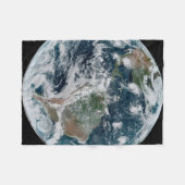 熱帯性低気圧の緩やかな連鎖 フリースブランケット (正面(横))