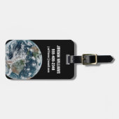 熱帯性低気圧の緩やかな連鎖 ラゲッジタグ (正面横)