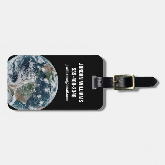 熱帯性低気圧の緩やかな連鎖 ラゲッジタグ (正面横)