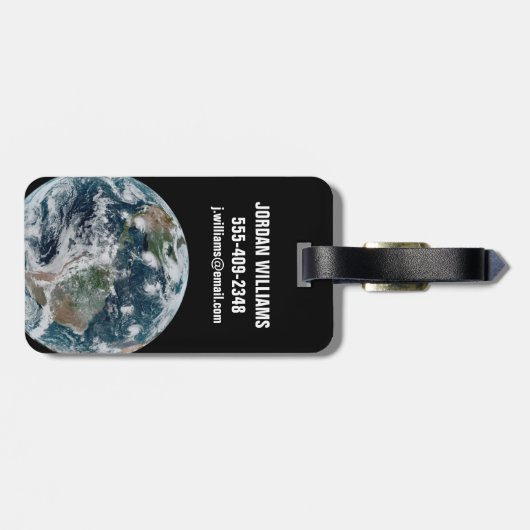 熱帯性低気圧の緩やかな連鎖 ラゲッジタグ (裏面横)