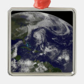 熱帯性低気圧カティア、リー、マリア、ネイト。 メタルオーナメント (正面)